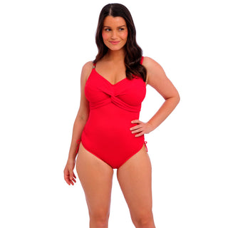 Fantasie-Swim-Ottawa-Red-Twist-Front-One-Piece-Swimsuit-FS6360ADI-Front