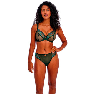 Freya-Lingerie-Loveland-Deep-Emerald-Green-Plunge-Bra-AA401002DPE-Brief-AA401067DPE