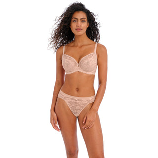 Freya-Lingerie-Offbeat-Natural-Beige-Nude-Plunge-Bra-AA5452NAE-Brazilian-Brief-AA5457NAE