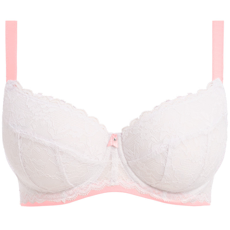 Freya Offbeat Padded Half Cup Bra White Aa5453whe Poinsettia