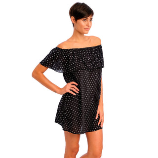 Freya-Swimwear-Jewel-Cove-Black-Diamond-Print-Beach-Coverup-Dress-AS7229BLK-Side