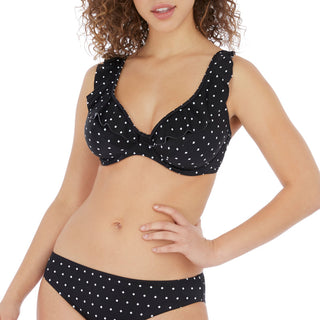 Freya-Swimwear-Jewel-Cove-Black-Diamond-Print-High-Apex-Bikini-Top-AS7230BLK-Hipster-Brief-AS7234BLK