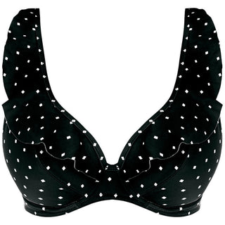 Freya-Swimwear-Jewel-Cove-Black-Diamond-Print-High-Apex-Bikini-Top-AS7230BLK