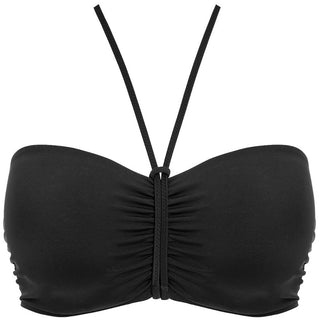 Freya-Swimwear-Jewel-Cove-Plain-Black-Bandeau-Bikini-Top-AS7233PLK