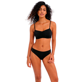 Freya-Swimwear-Jewel-Cove-Plain-Black-Bralette-Bikini-Top-AS7239PLK-Hipster-Brief-AS7234PLK