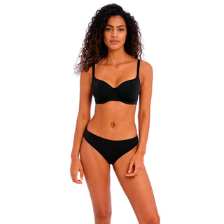 Freya-Swimwear-Jewel-Cove-Plain-Black-Sweetheart-Bikini-Top-AS7231PLK-Hipster-Brief-AS7234PLK