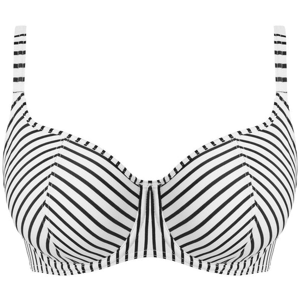 Freya Jewel Cove Sweetheart Padded Underwire Bikini Top (7231)- Black