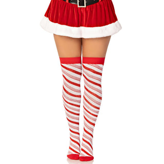 Leg-Avenue-Candy-Cane-Christmas-Socks-Red-White-6647-Alt