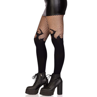 Leg-Avenue-Flame-Fire-Tights-Black-9729-Side