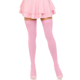 Leg-Avenue-Opaque-Nylon-Thigh-Highs-Pink-6672