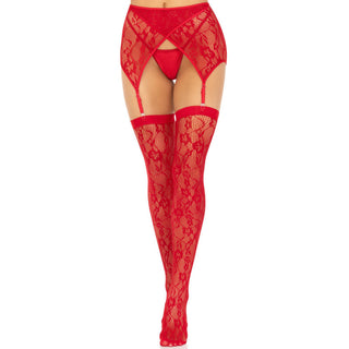 Leg-Avenue-Thigh-Highs-Garterbelt-Red-1608