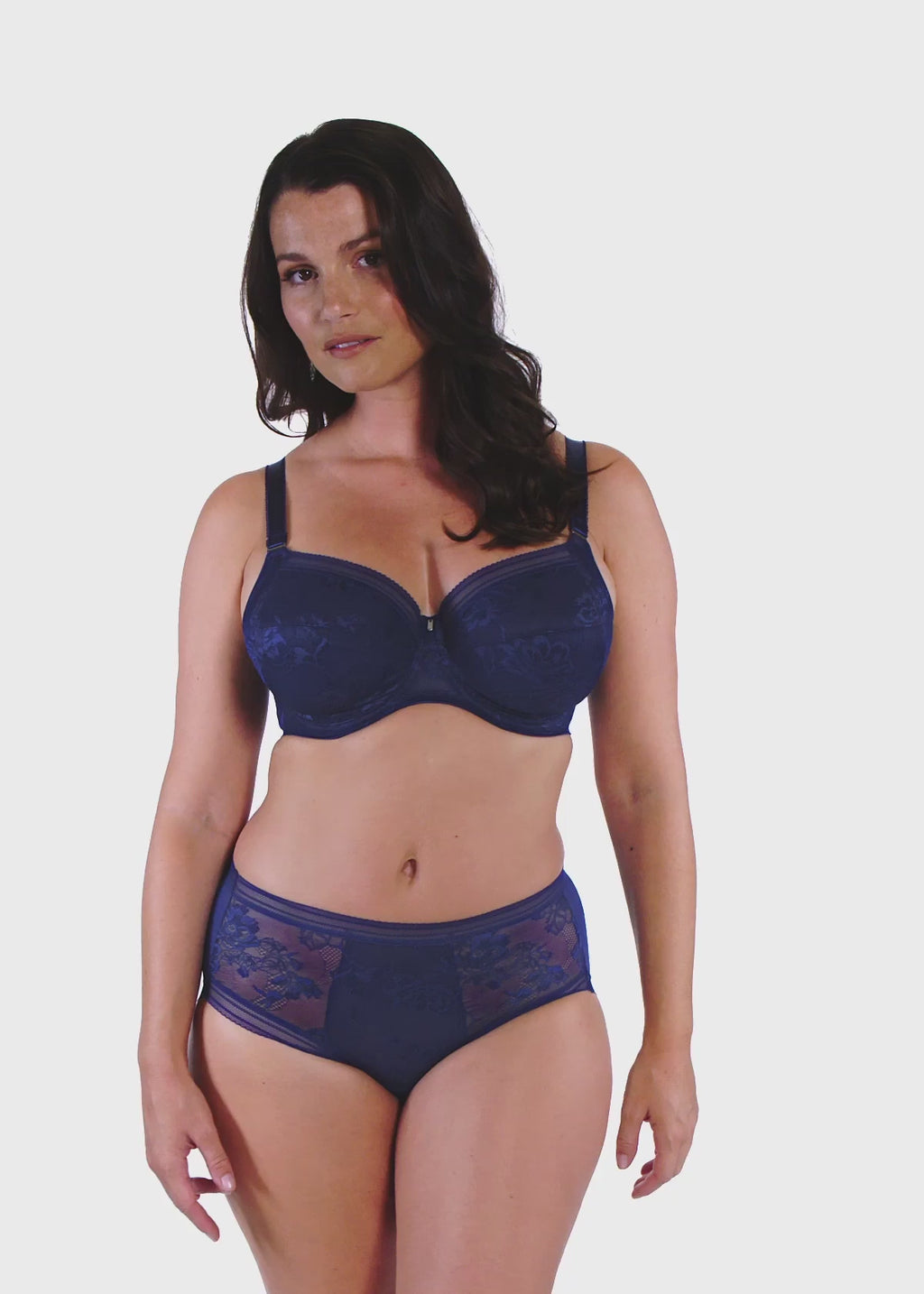 antasie-Lingerie-Fusion-Lace-French-Navy-Blue-Full-Cup-Side-Support-Bra-FL102301FRY-Brief-FL102350FRY-Video