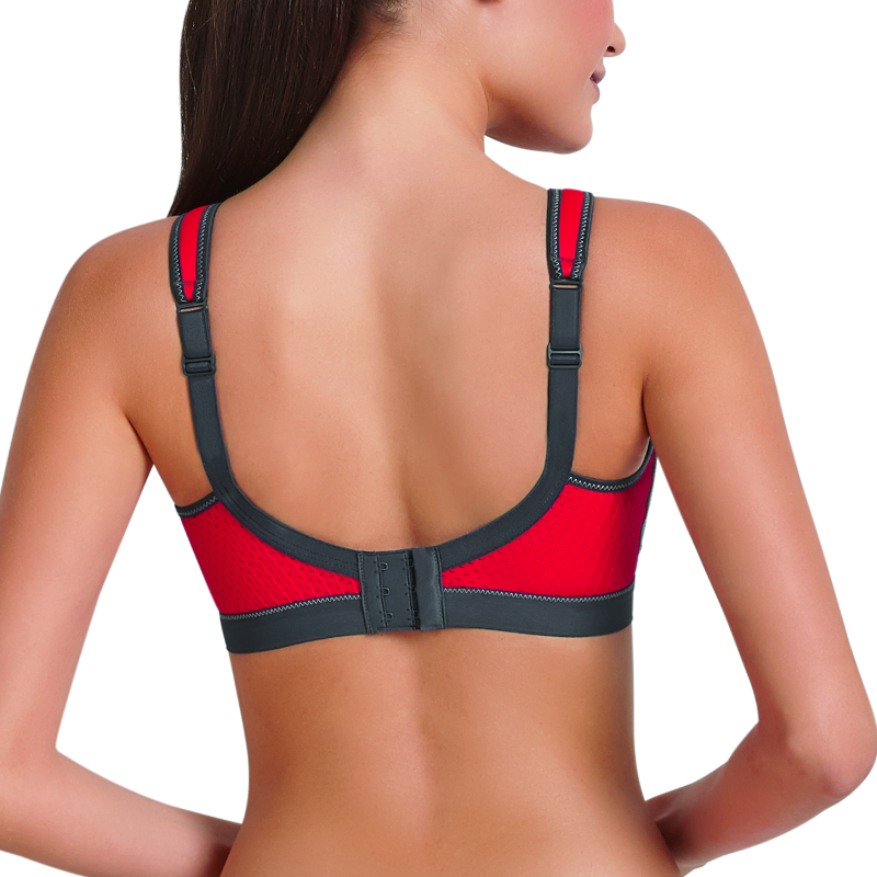 Anita Sports Bra Momentum Soft Cup Non Wired Red, 5529255