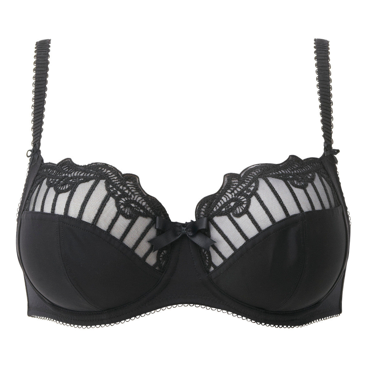 Charnos Sienna Black Full Cup Bra - 129501 - PoinsettiaStyle.co.uk