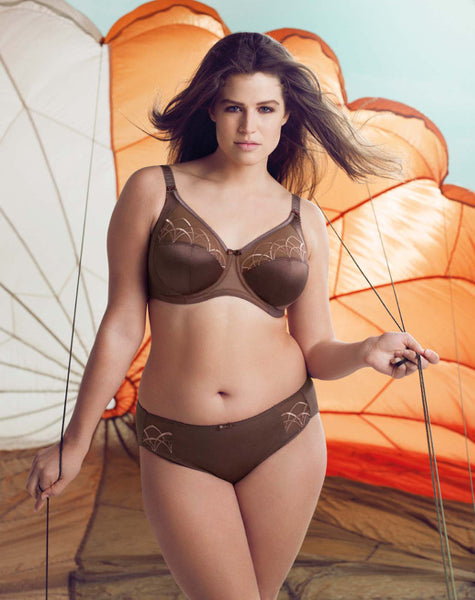 Elomi Cate Pecan Brown Full Cup Bra 36DDD Size undefined - $40 - From W