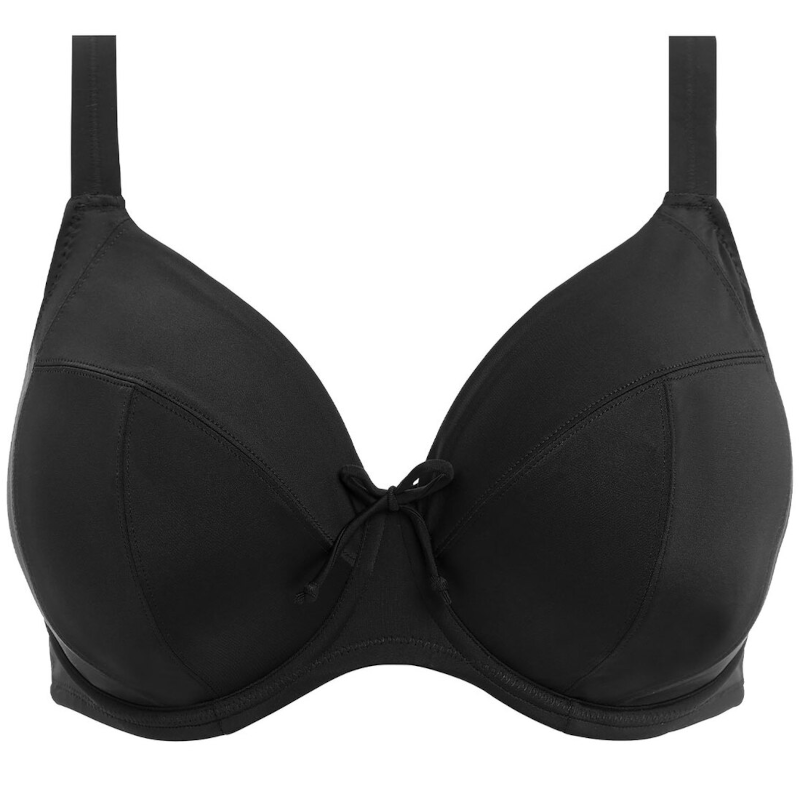 Essentials Black Plunge Bikini Top from Elomi