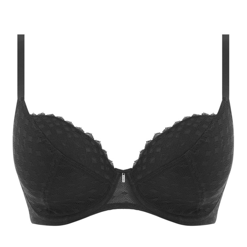 Freya Signature Padedd Plunge Bra Black | AA400514BLK | Poinsettia ...