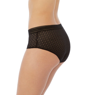 NEW Coquette Black Low Rise Lace Booty Shorts Hiphugger Panties Lingerie OS/ XL