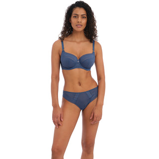 Freya-Lingerie-Viva-Lace-Vintage-Denim-Blue-Side-Support-Bra-AA5641LAM-Brazilian-Brief-AA5647LAM