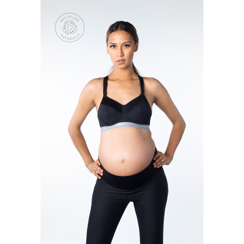 Maternity Sports Bra (Black)