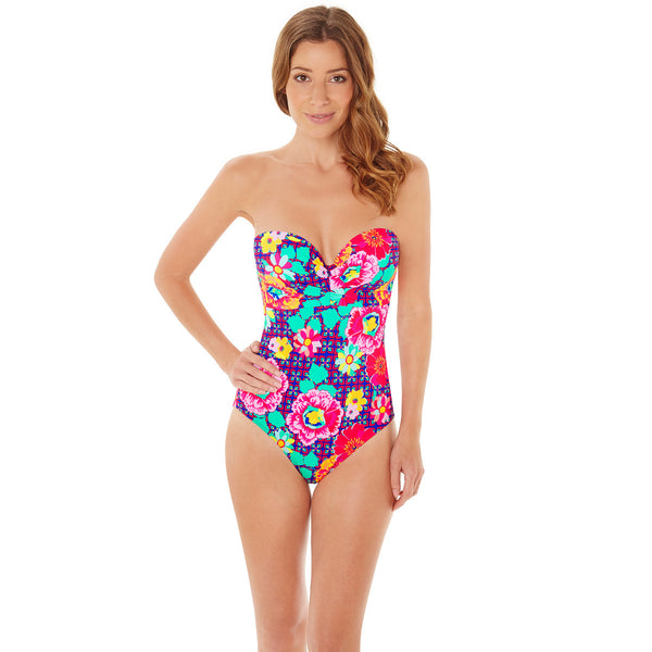 Bandeau one piece on sale swimsuit