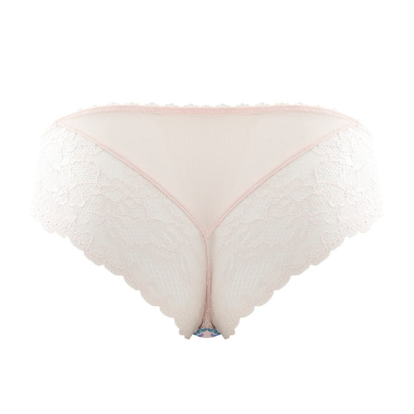 Jasmine Confetti Pink Floral Brazilian Brief Panty - Panache