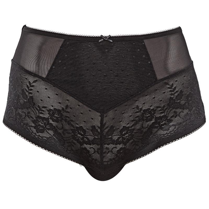 Panache Olivia Deep Brief Panty Black | 7754 | Poinsettia ...